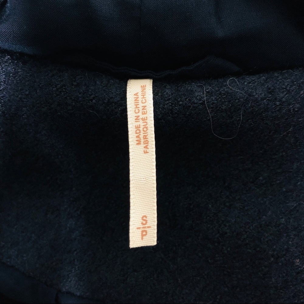 Free People boiled wool military peacoat - Picture 4 of 7